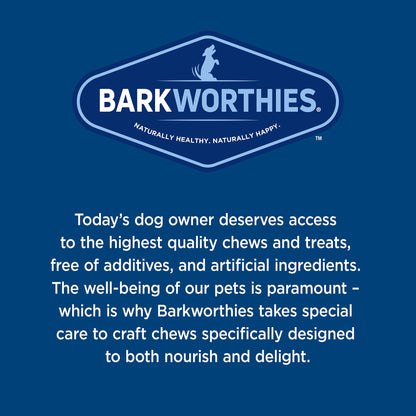 Barkworthies Odor-Free Bully Sticks - Healthy Dog Chews - Protein-Packed, Highly Digestible, All-Natural Rawhide Alternative Dog Treats - Promotes Dental Health