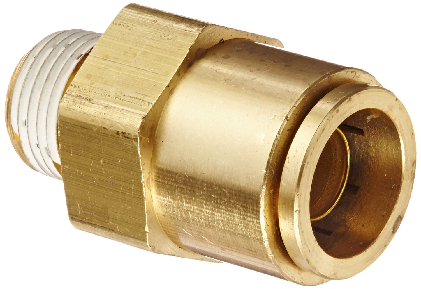 Eaton Weatherhead 1868 Brass CA360 D.O.T. Air Brake Tube, Male Connector