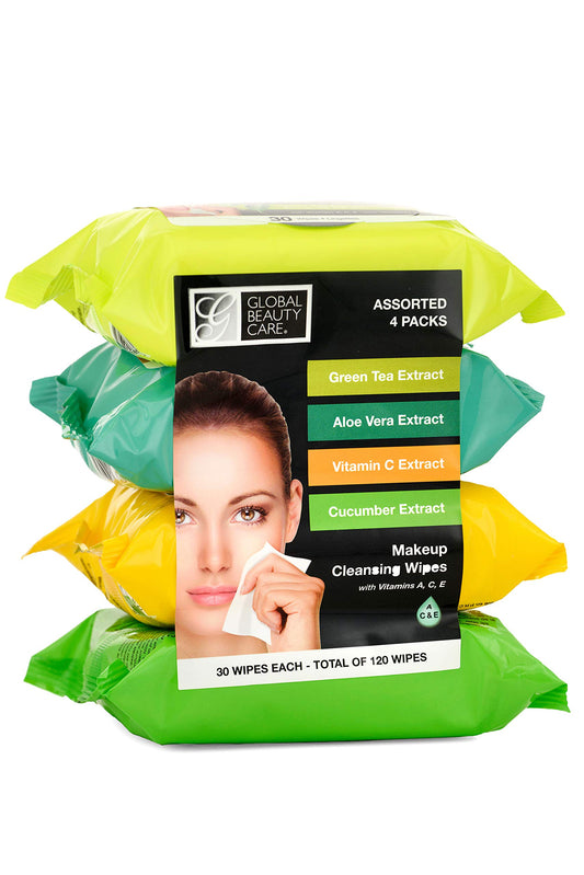 Makeup Cleansing Wipes- GreenTea/ AloeVera/ VitaminC/ Cucumber