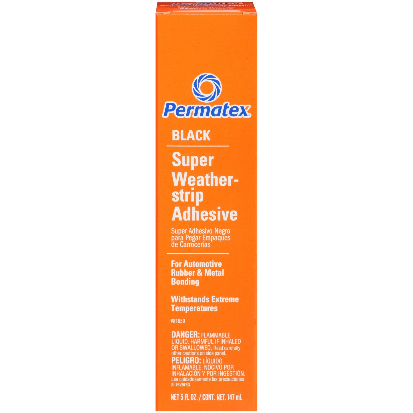 Permatex 81850 Black Super Weatherstrip Adhesive, 5 oz.