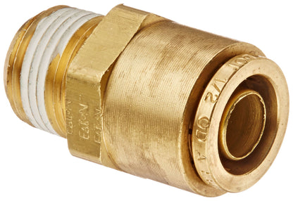 Eaton Weatherhead 1868 Brass CA360 D.O.T. Air Brake Tube, Male Connector