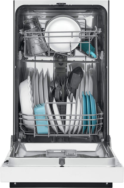 Frigidaire 18 in. ADA Compact Front Control Dishwasher with Dual Spray Arms, 52