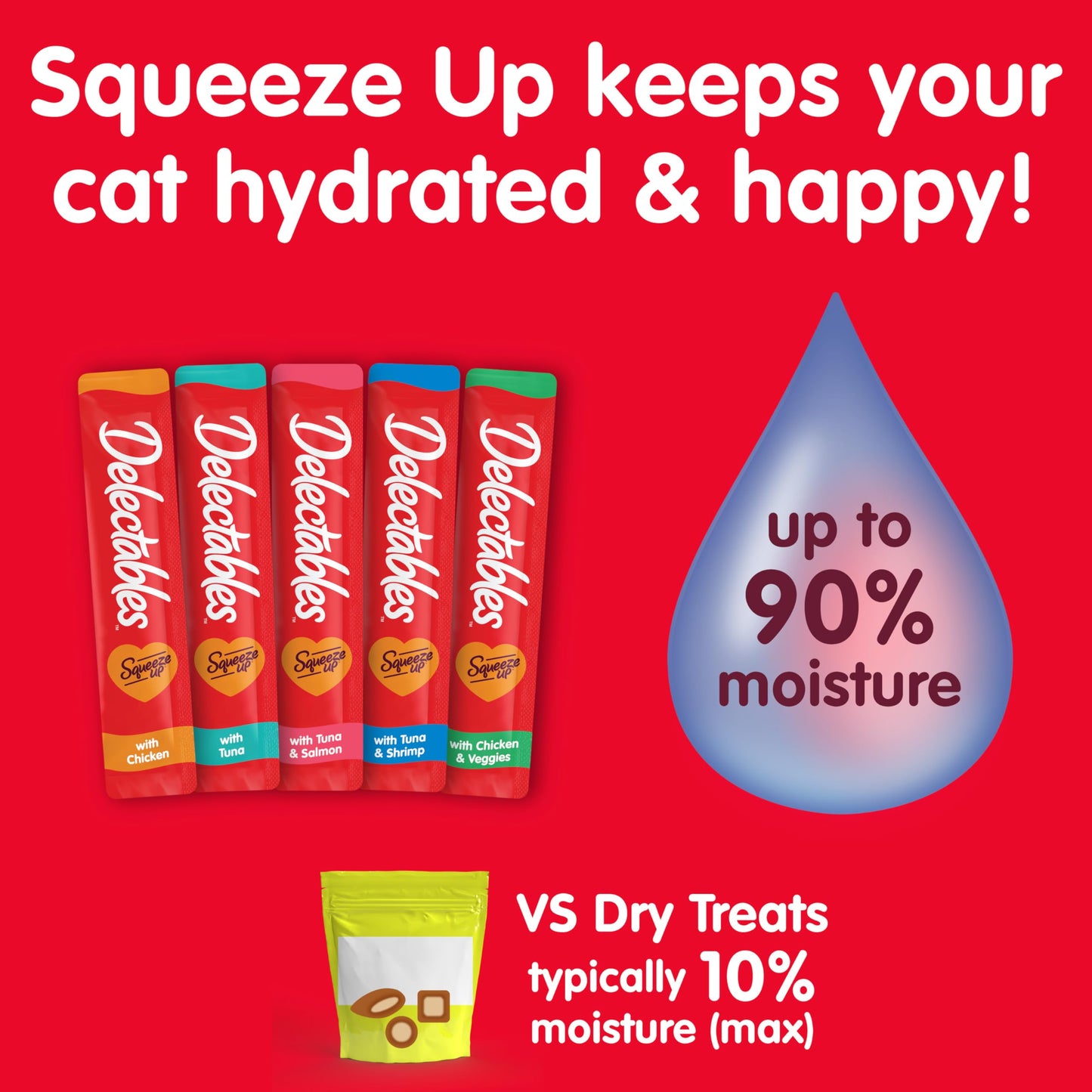 Hartz Delectables Squeeze Up Catnip Flavor Interactive Lickable Wet Cat Treats