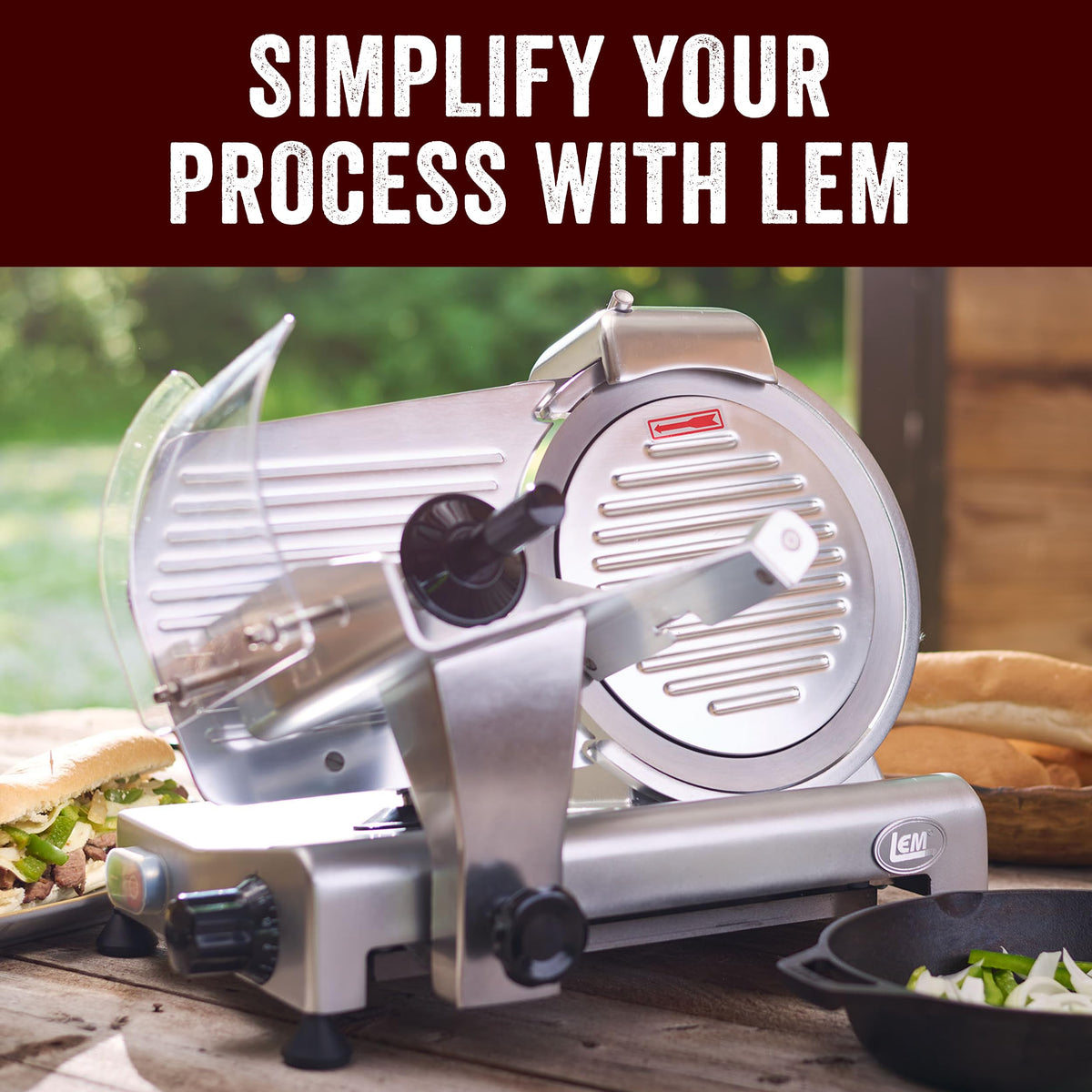LEM Products 1185 Big Bite Meat Slicer