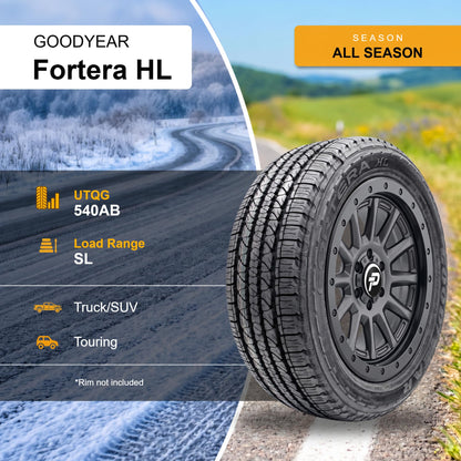 Goodyear Fortera HL Radial Tire | Truck/SUV Touring 105S All Season Traction Ra