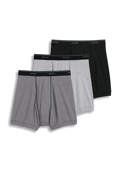 Jockey Men's Underwear Classic 5" Boxer Brief - 3 Pack