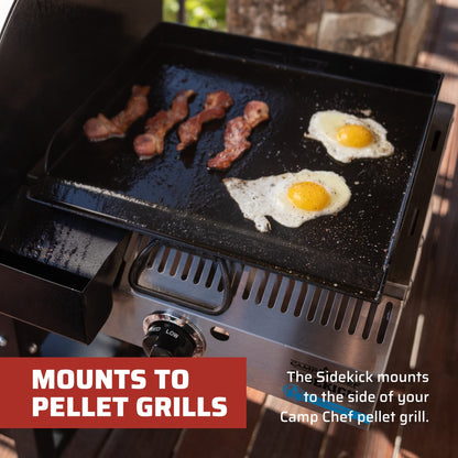 Camp Chef Sidekick Grill Accessory with Flat Top Griddle - Compatible 14" System