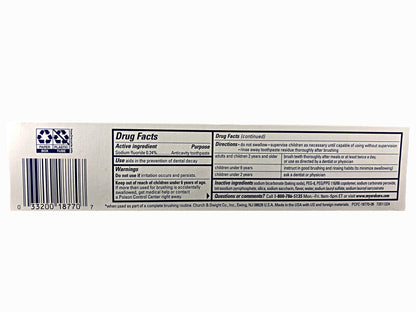 A&H Peroxicare Tart Size 6z Arm & Hammer Peroxicare Baking Soda Toothpaste & Ta