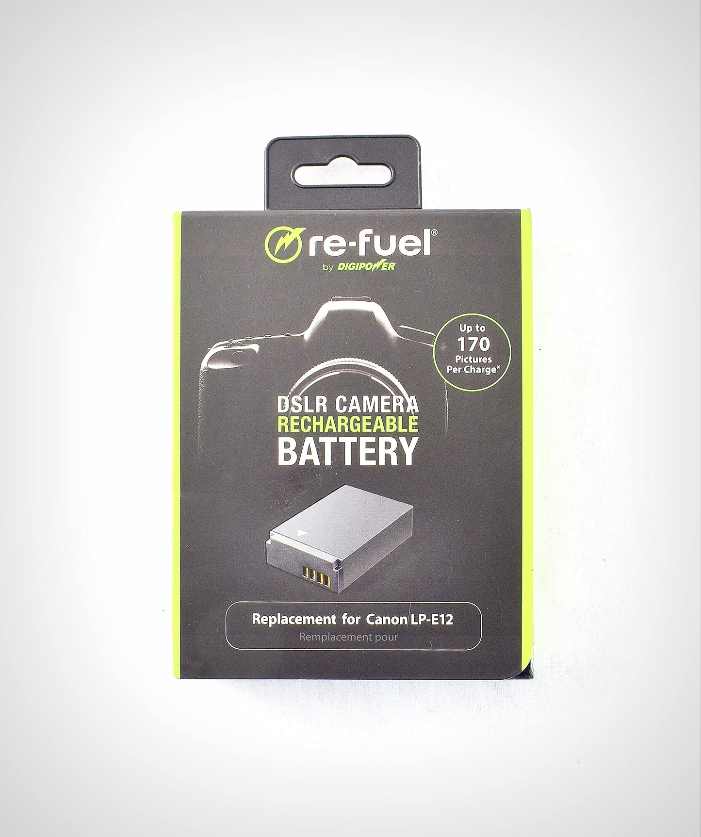 Digipower - Re-Fuel Rechargeable Lithium-Ion Replacement Battery for Canon LP-E12