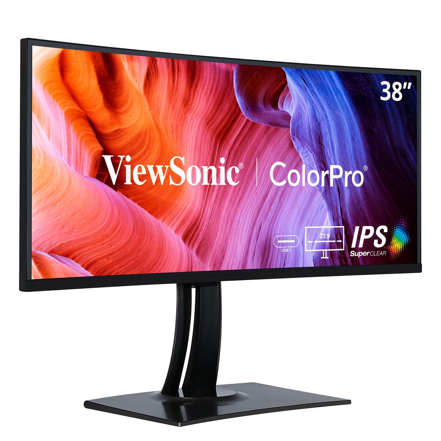 ViewSonic VP3881A 43" 1440p Ultrawide Curved Monitor, 100% sRGB, USB-C & HDMI