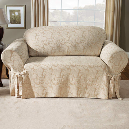 SureFit Scroll 1-Piece - Loveseat Slipcover
