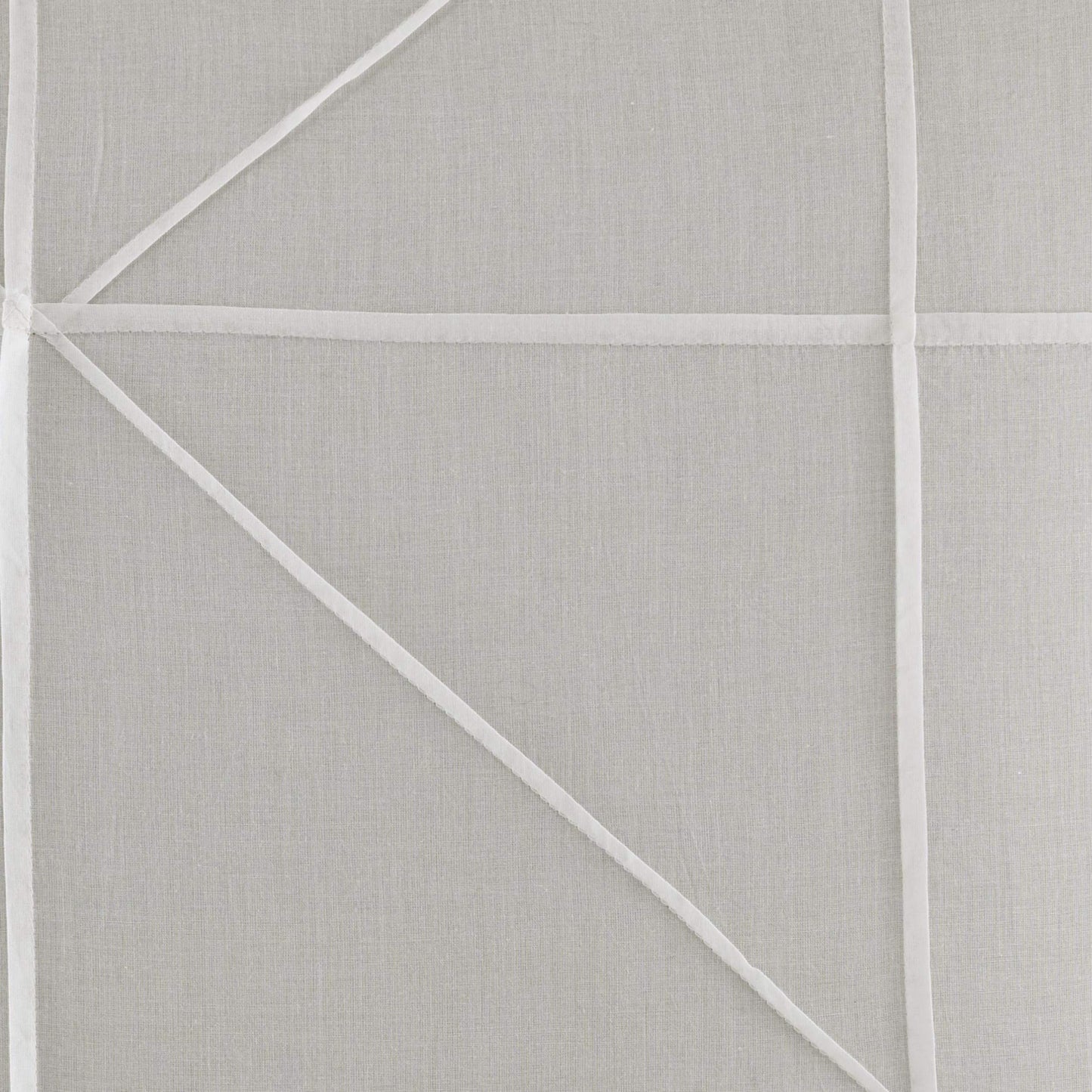 Vera Wang Layered Geometric Grey Euro Sham