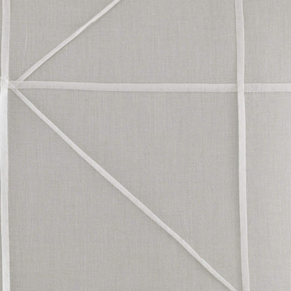 Vera Wang Layered Geometric Grey Euro Sham