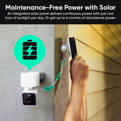 WYZE Solar Cam Pan, Security Cameras Wireless Outdoor