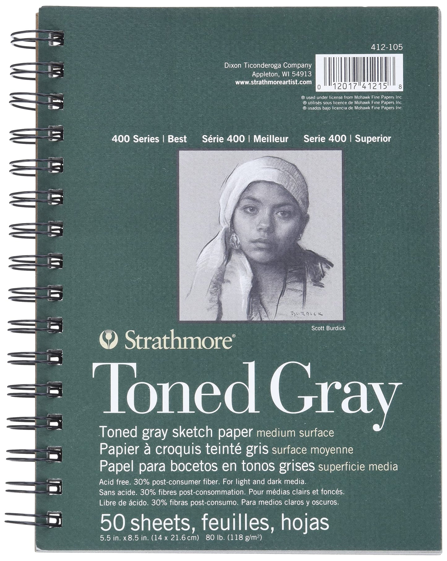 Strathmore Toned Sketch Spiral Paper Pad