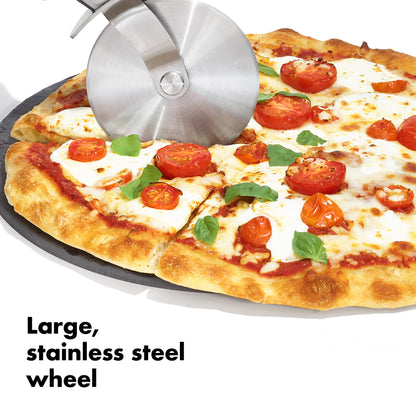 OXO Steel Pizza Wheel, Grater, Turner and Spoon