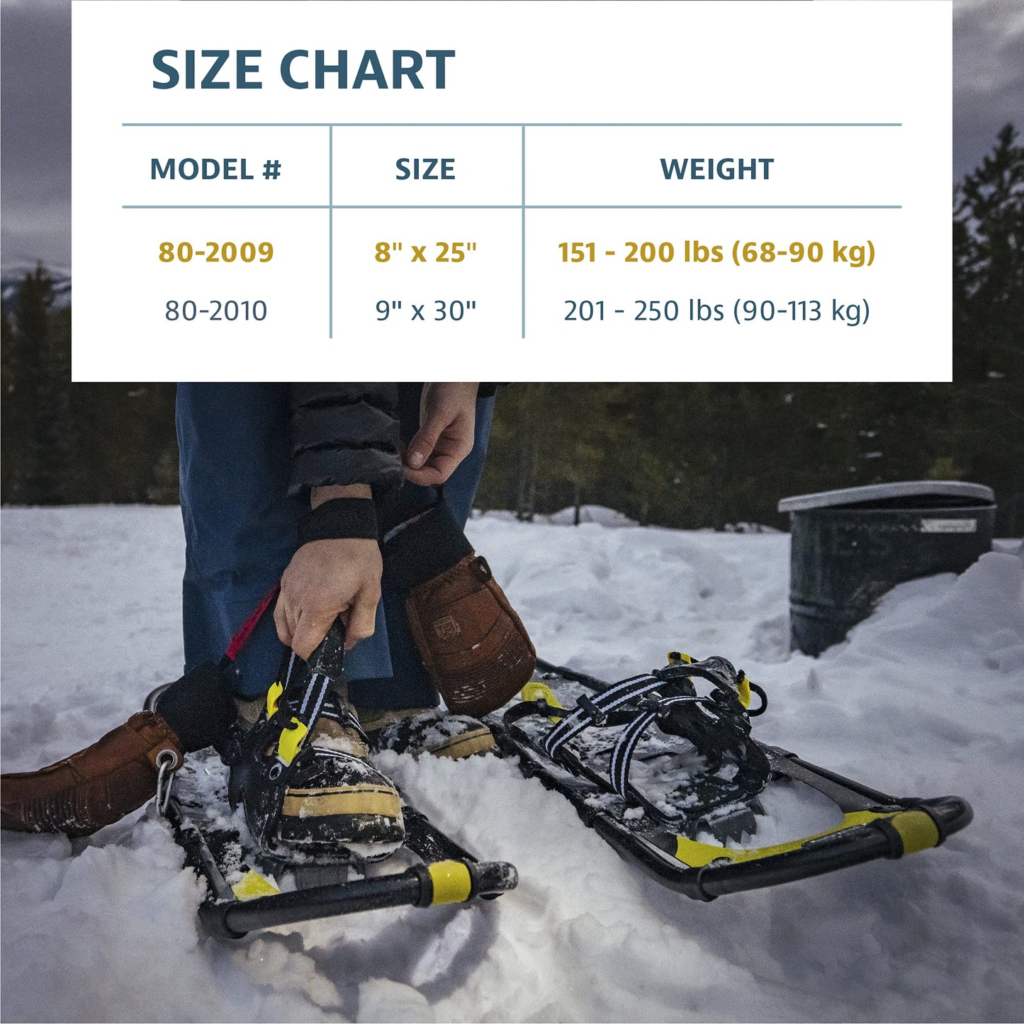 Yukon Charlie's Elite Spin Snowshoe, Multiple Sizes
