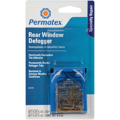 Permatex 21351 Electrically Conductive Rear Window Defogger Tab Adhesive