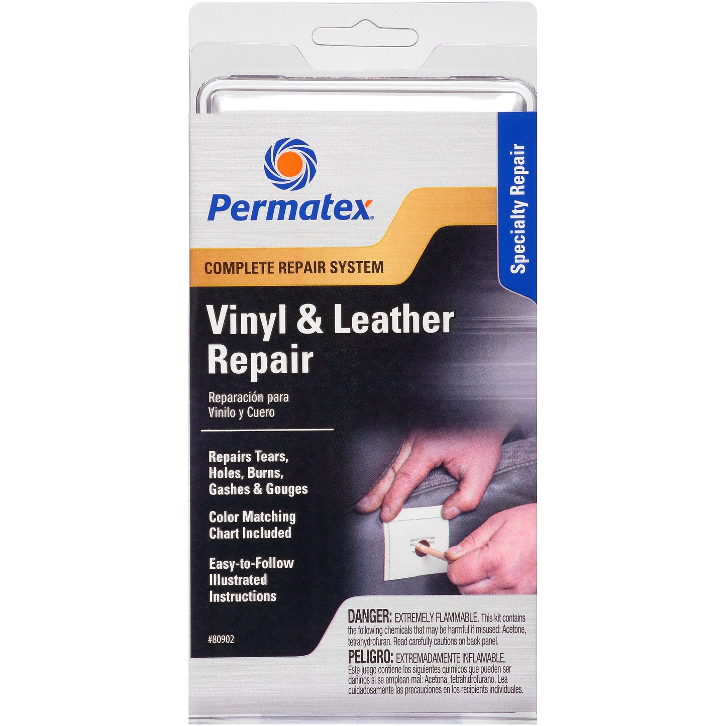 Permatex 80902 Vinyl and Leather Repair Kit