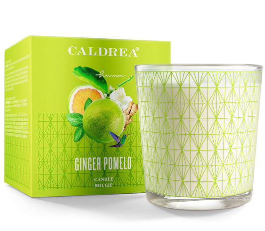 Caldrea Scented Candle, Made with Essential Oils and Other Thoughtfully Chosen Ingredients, 45 Hour Burn Time, Ginger Pomelo Scent, 8.1 oz