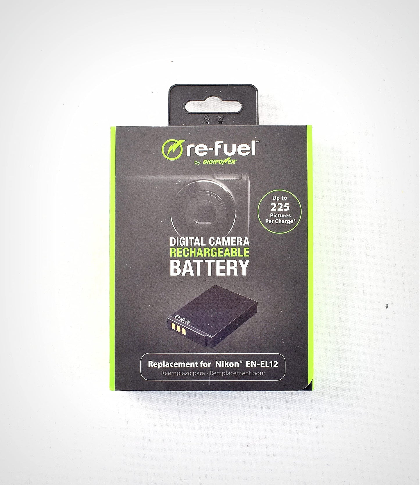 Digipower - Digital Camera Replacement Battery for Nikon EN-EL12 Battery Pack