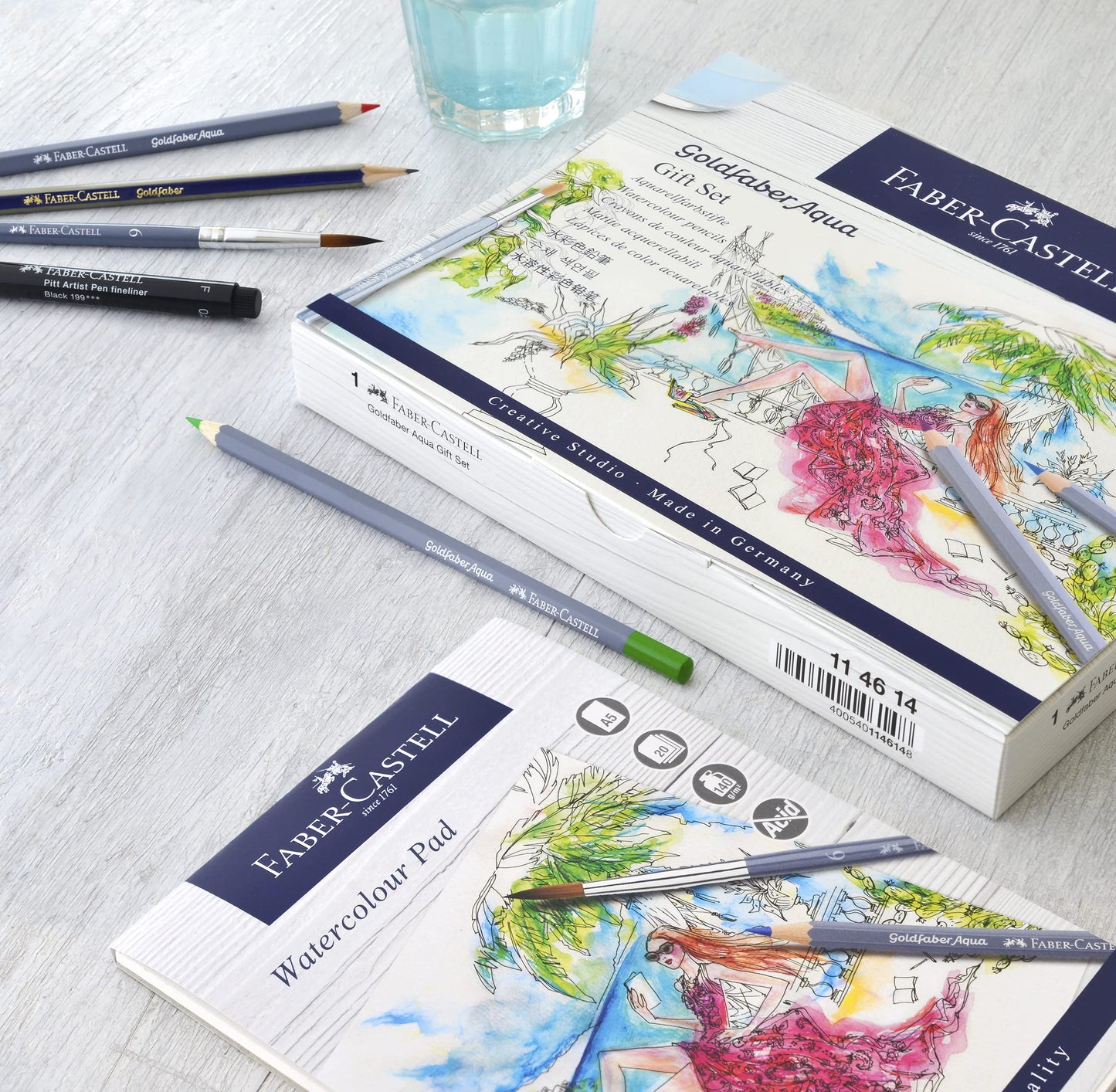 Faber-Castell Creative Studio Goldfaber Wood Cased Color Pencils