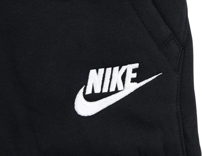 Nike Boys NSW Club Jogger Fleece Pant Black/Black/White