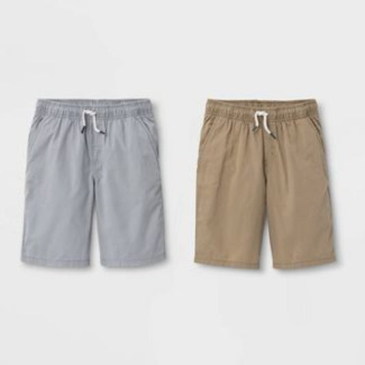 Boys' 2pk Pull-On Woven Shorts - Cat & Jack