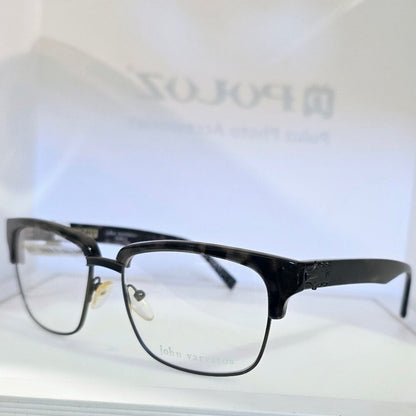 John Varvatos Eyeglasses V153 54-16-145 Smoke/Tortoise 751286290066