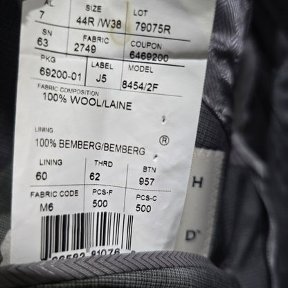 Joseph Abboud Slim Suit, 44R/W38
