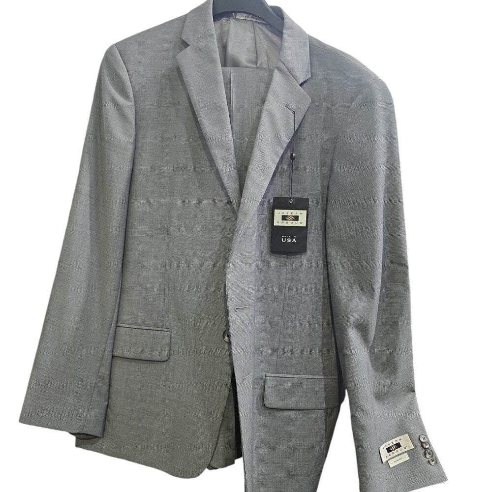 Joseph Abboud Slim Suit, 44R/W38