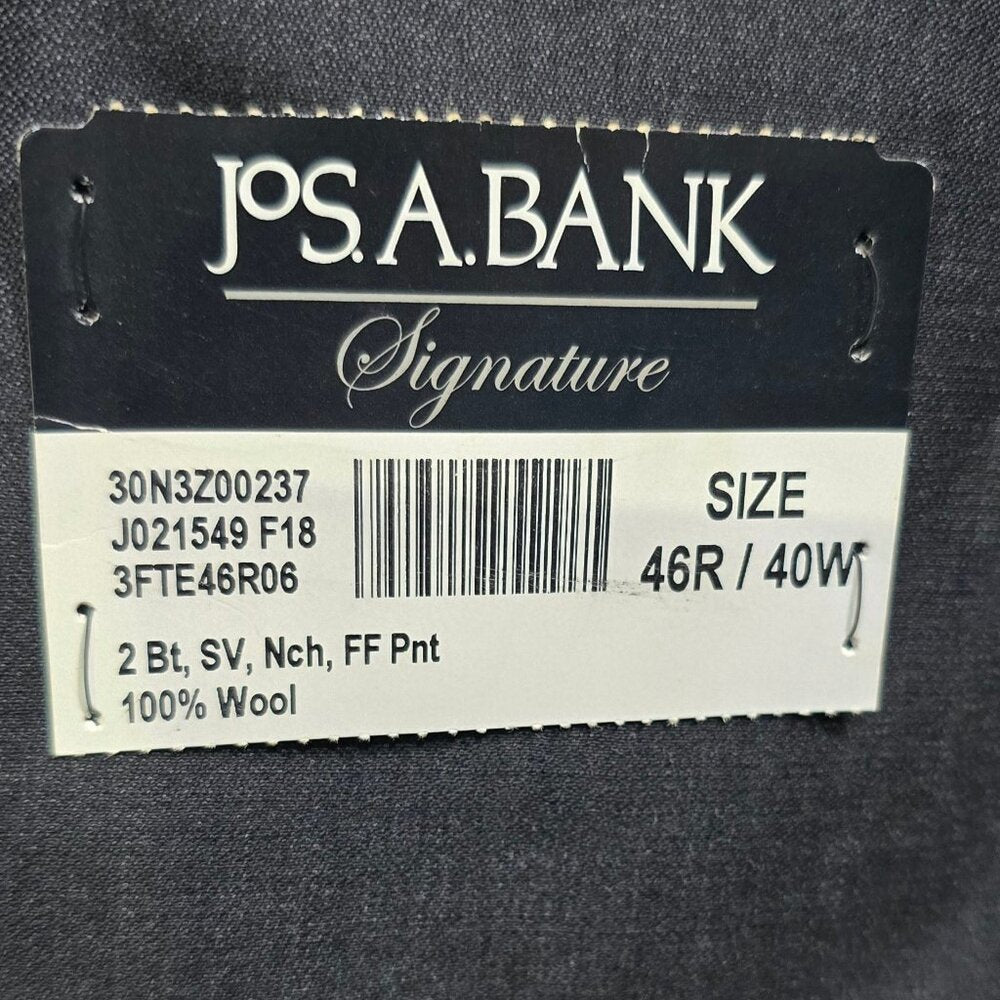 Jos. A Bank Signature Suit, 46R/40W-3FTE46R06