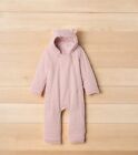 Baby Gap Baby Sherpa Bear One-Piece, Primitive Pink ,Various