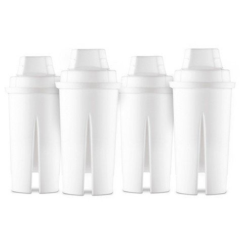 Up&Up Universal Replacement Water Filters, 4 Pack. Fits Brita Pitchers
