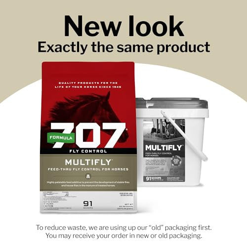 Formula 707 MultiFly Feed-Thru Fly Horse Pellets Fly Population Reduction