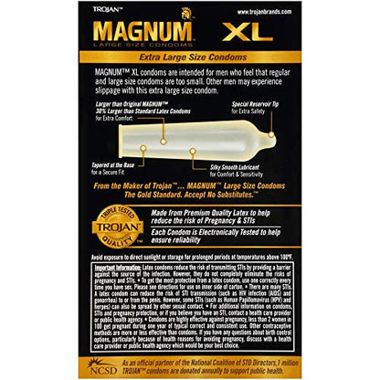 Trojan Magnum Lubricated Condoms
