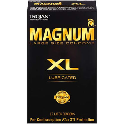 Trojan Magnum Lubricated Condoms