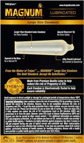 Trojan Magnum Xl Lubricated Condoms