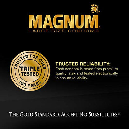 Trojan Magnum Lubricated Condoms
