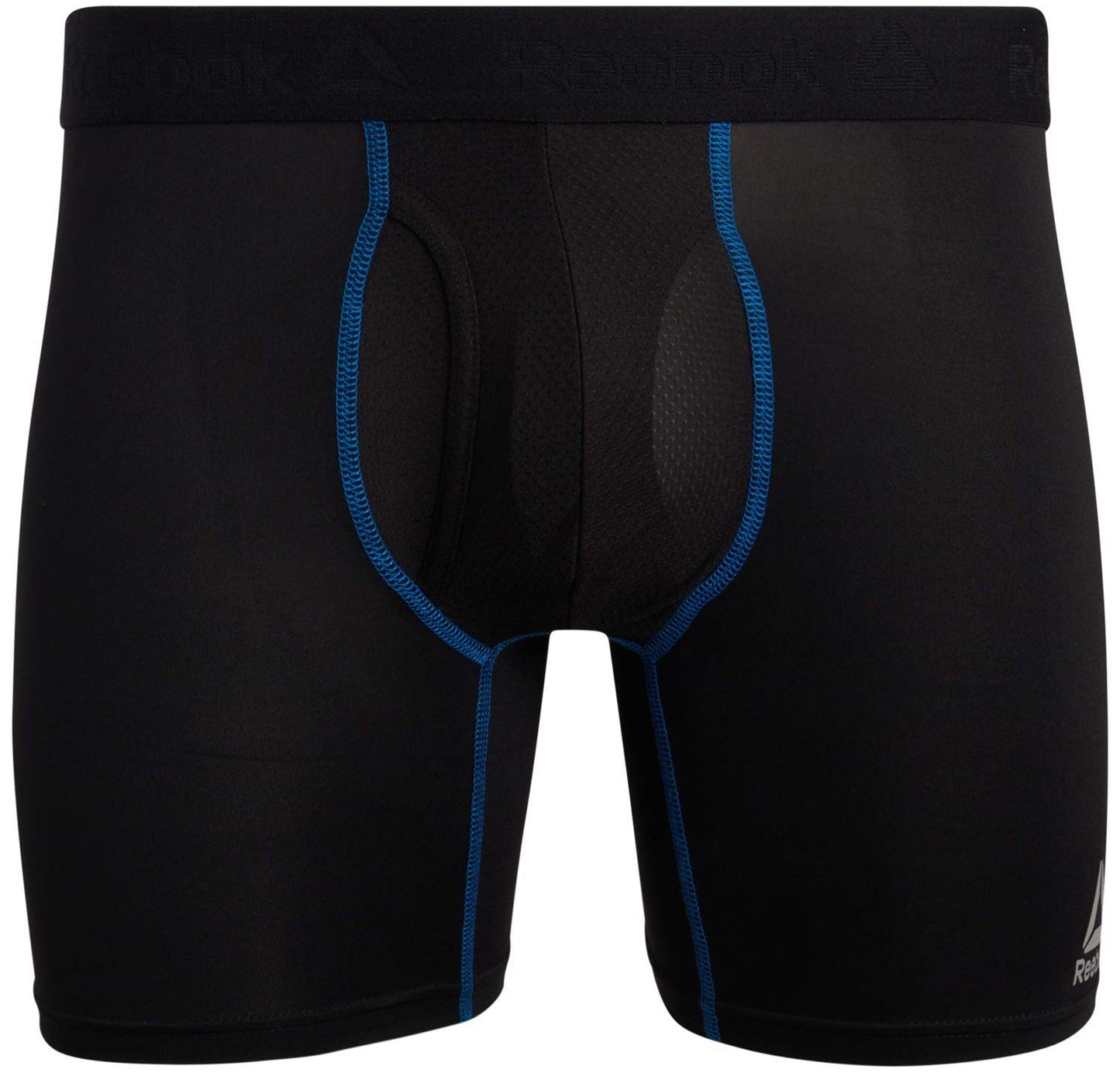 Reebok Men's Boxer Briefs - 4 Pack Soft Performance Boxers for Men w Fly Pouch