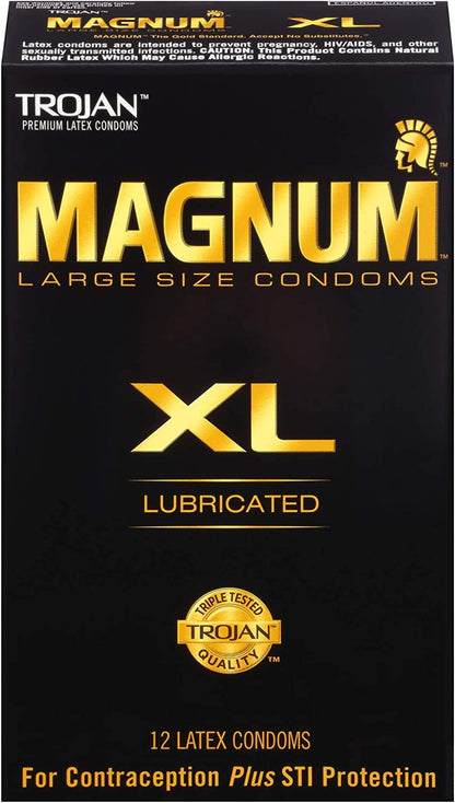 Trojan Magnum X-Large Condoms - 12 Pack TJ64712
