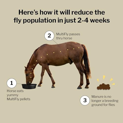 Formula 707 MultiFly Feed-Thru Fly Horse Pellets Fly Population Reduction
