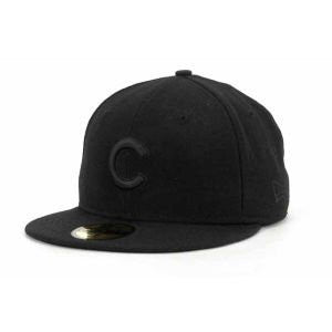 New Era Chicago Cubs Black on Black Fashion 59FIFTY Cap