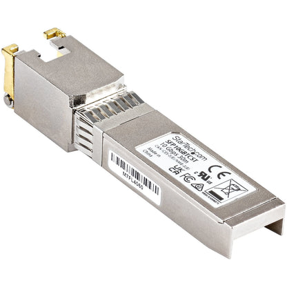 StarTech.com Cisco SFP-10GB-T-X Compatible SFP+ Module, 10GBASE-T, SFP to RJ45