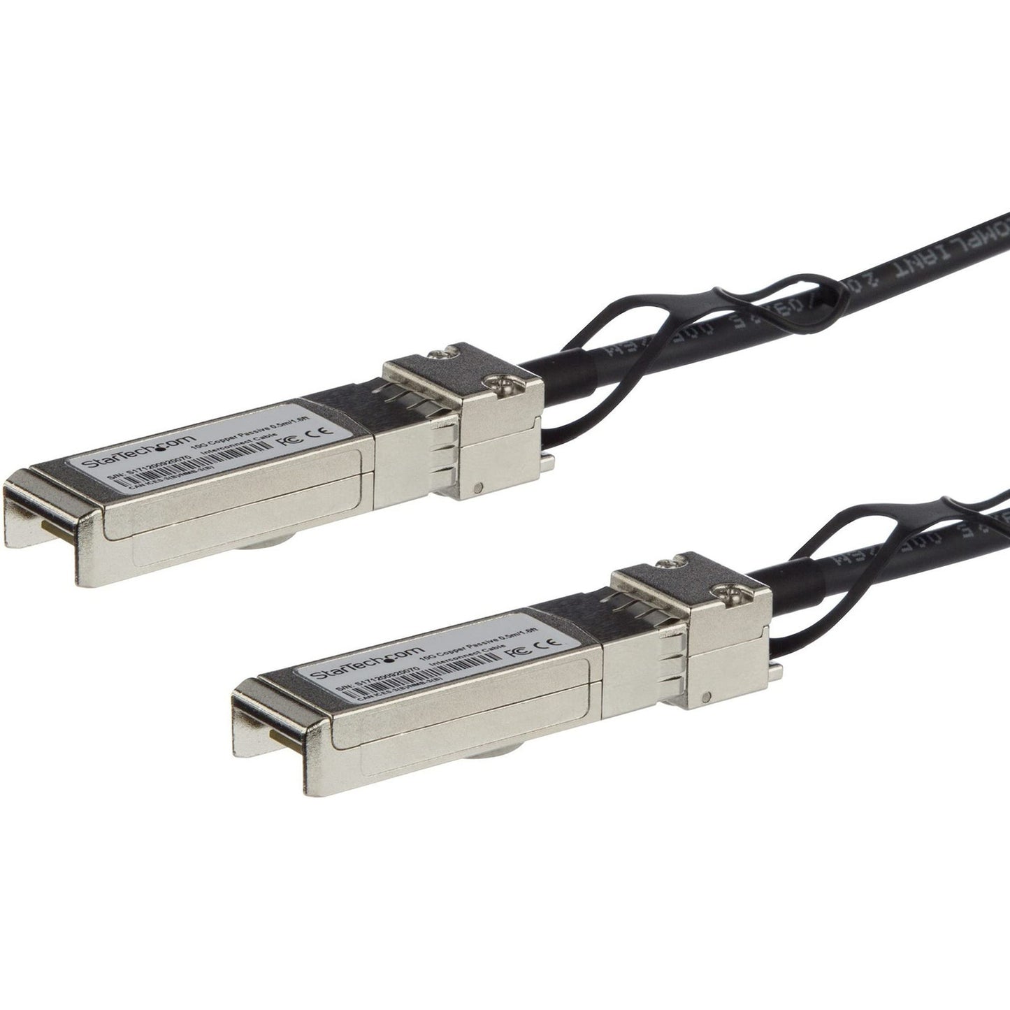 StarTech.com MSA Compliant SFP+ Direct-Attach Twinax Cable - 0.5 m (1.6 ft) - 1