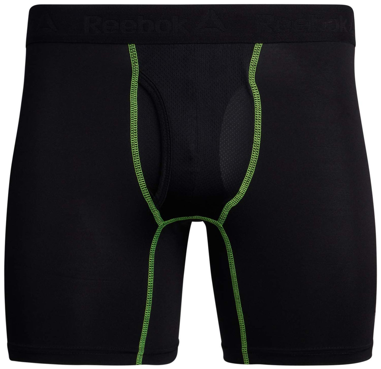 Reebok Men's Boxer Briefs - 4 Pack Soft Performance Boxers w Men with Fly Pouch