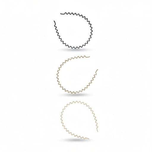 The Wholesale Outlet Goody wavy hair headband set in black, brown, and beige for secure, comfortable styling.