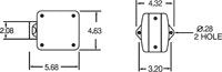 Truck-Lite 4854 Dual Face Turn Signal, RH, red/yellow