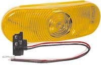 Truck-lite 80991 Super-60 Sealed Oval Stop Lamp, Yellow