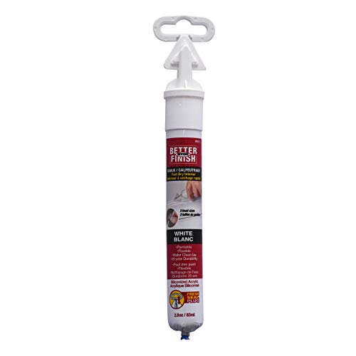 Hyde 09971 Caulk Repair, Fast Dry Interior, Acrylic, White 2.8 oz.